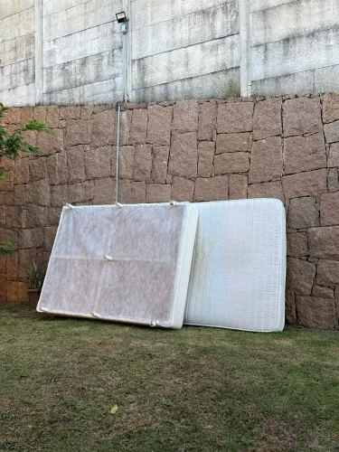 CAMA BOX CASAL PARA DOAÇÃO