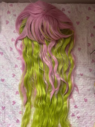 Cosplay Mitsuri TAM P/M - Roupa e peruca