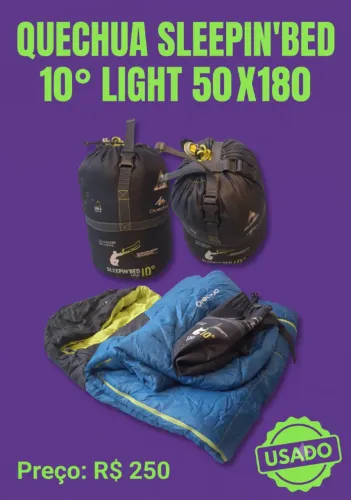 Saco de Dormir Quechua Sleepin'bed 10° Light