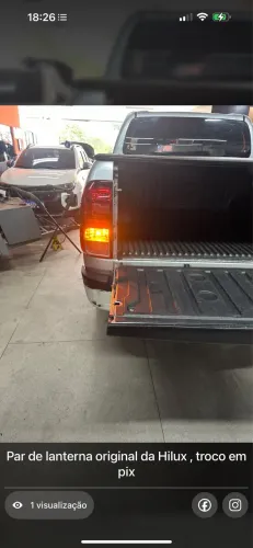 Par de lanterna original da Hilux número pra contato *87