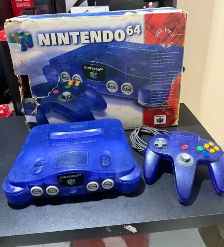 Nintendo n64 uva com caixa