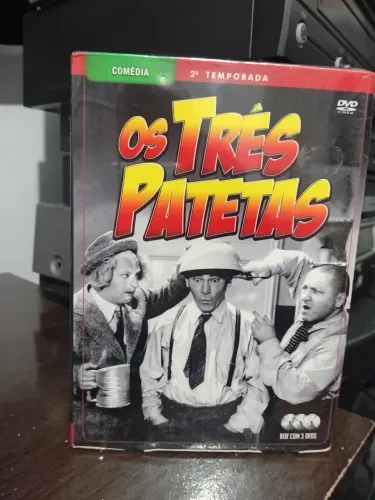 DVD Os Três Patetas  lacrado.