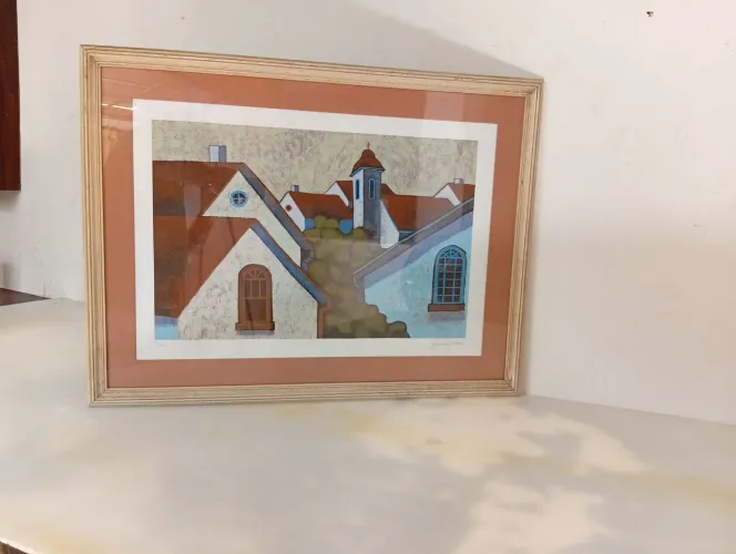 quadro gravura antigo