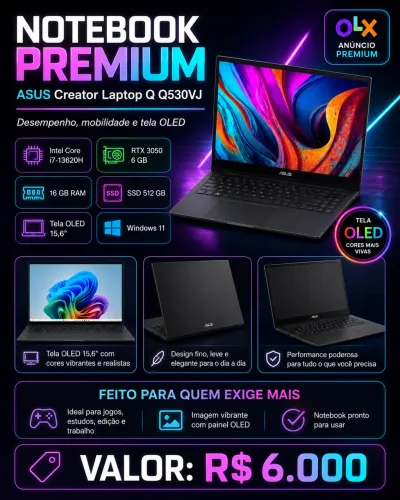 ASUS CREATOR LAPTOP - OLED | i7 | RTX 3050