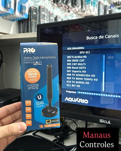 Antena Digital para Tv Pro Eletrônic 3M de cabo ( Entregamos ) 