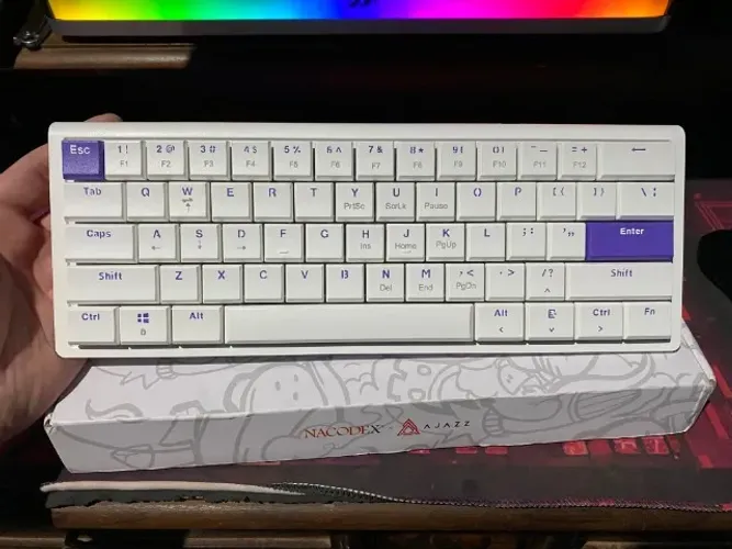 Teclado Mecânico Perfil Baixo Minimalista AJAZZ NKL61 (pronta entrega para Bauru-SP)