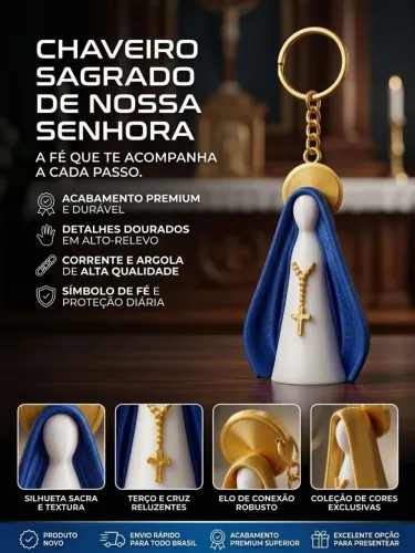 Chaveiro nossa senhora sagrado