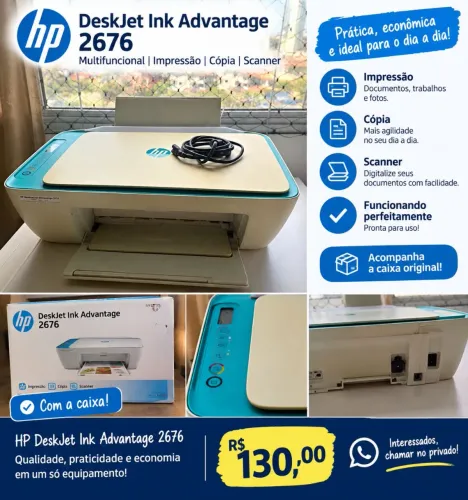 Impressora HP Desklet Ink 2676