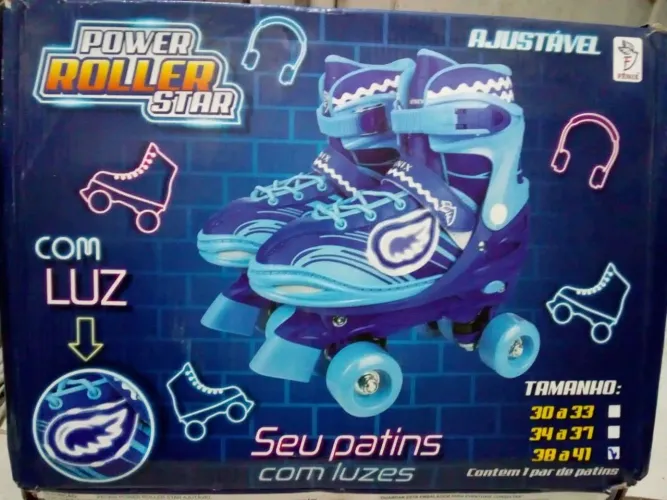 Power Roller Star com Luzes