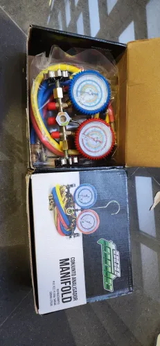 Manifold Eco Tools ET636 Novo p/ Ar Condicionado e Refrigeração R134a R22 R404A