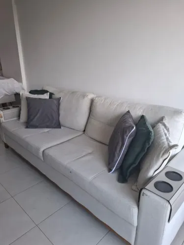 Sofá de linho