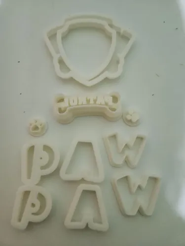 Cortadores pasta americana - patrulha canina e Bob esponja