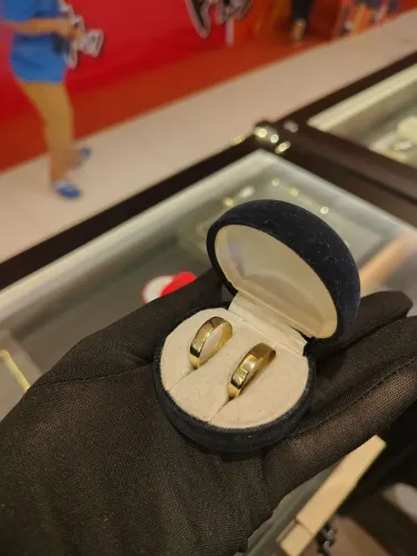 Aliança em ouro 18k