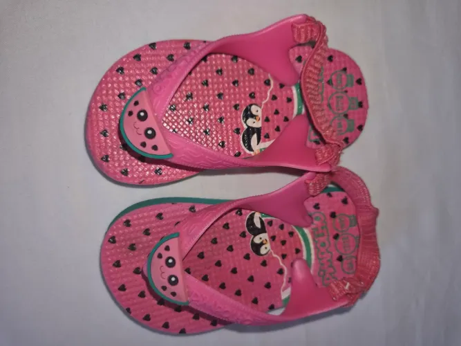 Chinelo Pimpolho Melancia 17/18