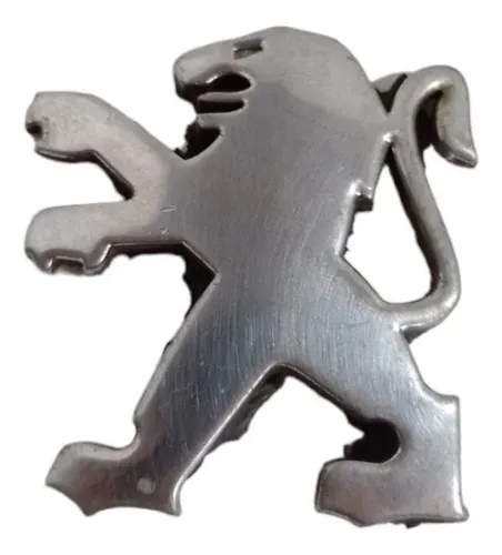 Emblema Peugeot Pequeno Prata
