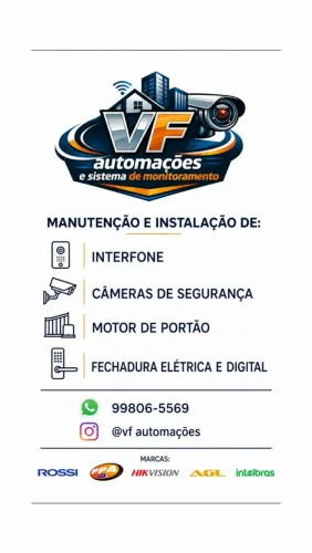Serviço de instalação e manutenção em câmeras de segurança, interfone, motor para portão..