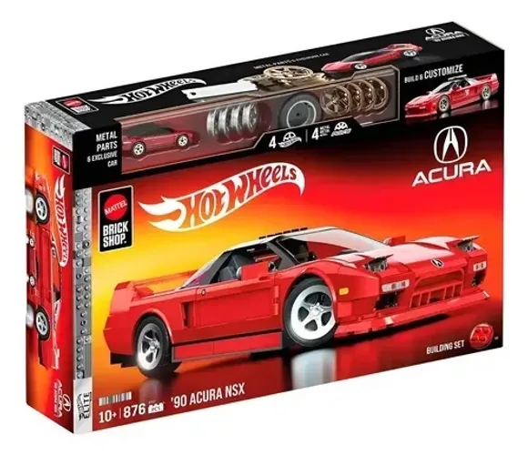 Lego Acura - Hot Wheels Mattel Brick