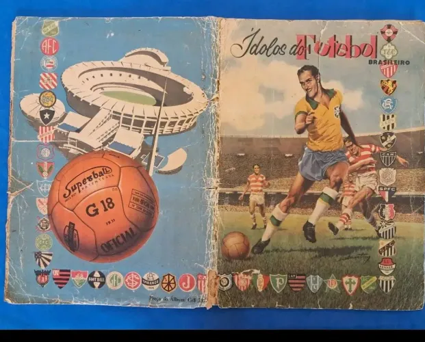 Álbum Completo 612 figurinhas Ídolos do Futebol Brasileiro 1955