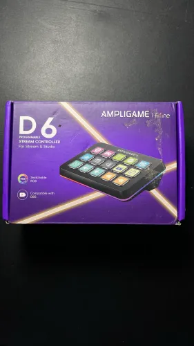 FIFINE D6 Stream Deck | Novo na Caixa | 15 Teclas LCD