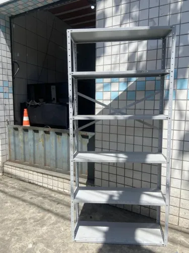 ESTANTE DE AÇO COM BANDEJAS DE 40 CM