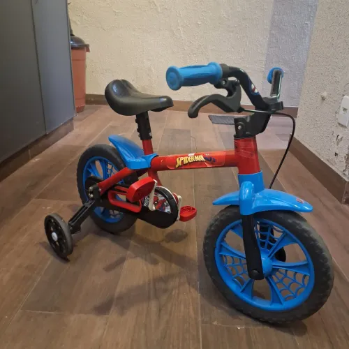 Bicicleta Infantil Aro 12 Nathor Spider-Man