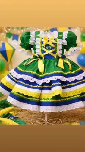 Vestidos juninos do Brasil 