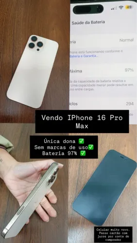 VENDO IPhone 16 Pro Max
