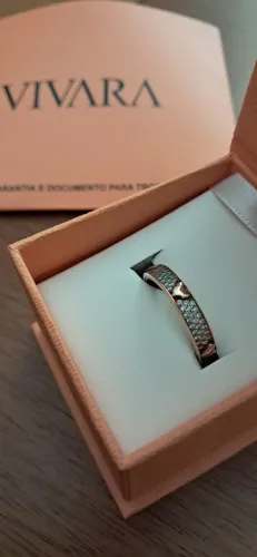 Anel Vivara Rosé!!! Novo!!!