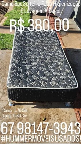 Vende - Se Cama Box Solteiro Feito Higienização E Lavagem A Seco!