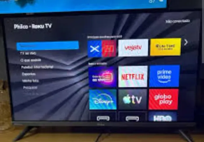Tv smart funcionando tudo