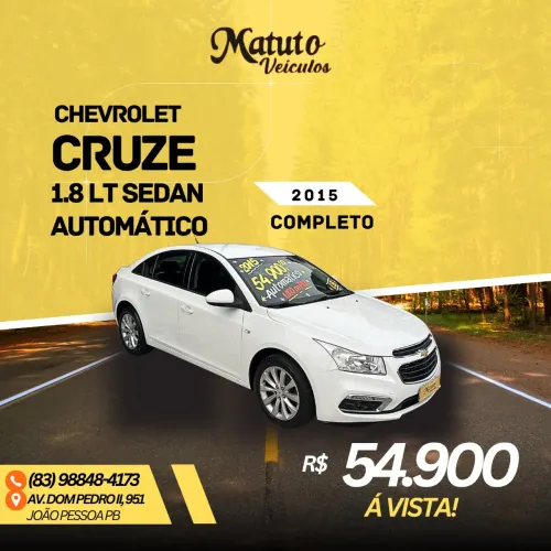 Chevrolet Cruze LT 1.8 16V Flexpower 4P Aut. 2015