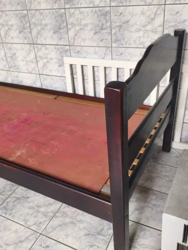 Cama de Solteiro Madeira Maciça