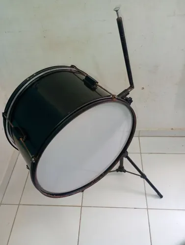 Surdo 16x10" Polegadas, Com Pele Batedeira e Pele Resposta, 4 Afinações 