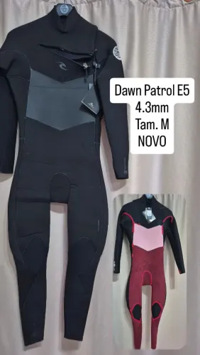Long Jhon 4.3mm roupa de surf