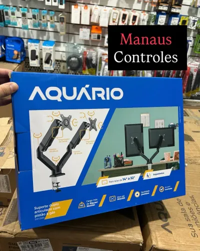 Suporte de Monitor Duplo ( Suporte para 2 monitores ) - Braço Articulado
