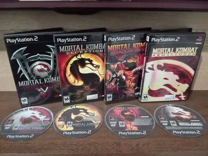 Coleção Mortal Kombat para PS2 (Leia com atenção!!!)