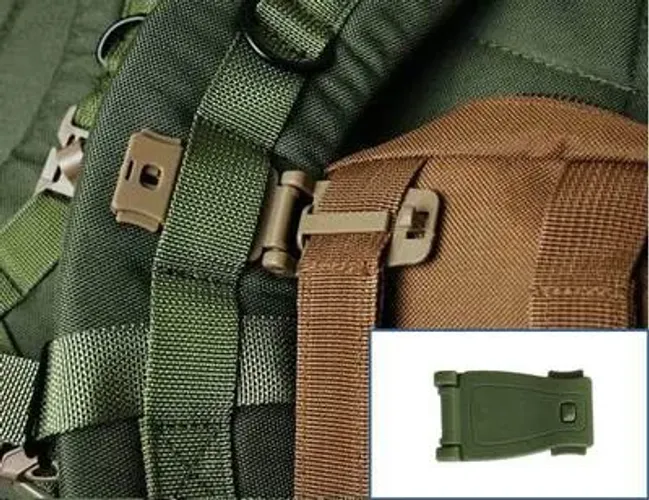 Clip Fivela Molle Conexão Mochila Desert