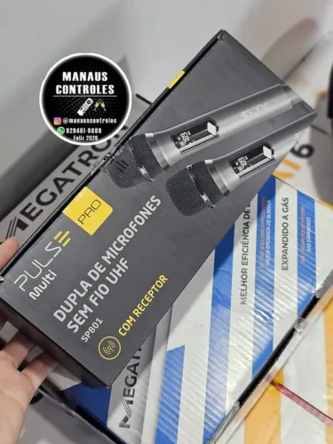Microfone (Dois) sem fio R$450 valor a vista