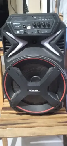 Vendo se Caixa de Som Amplificada Mondial Connect Lights CM-400 400w Bivolt