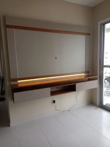 PAINEL PARA TVS ATÉ 75 100% MDF (TUDO MÓVEIS JOÃO PAULO II)