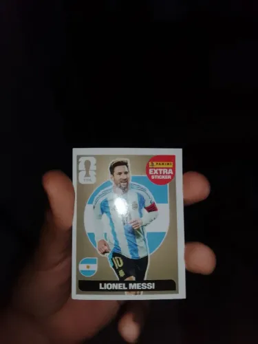 Figurinha Legend Dourada Messi - Raridade para Colecionadores | Copa do Mundo