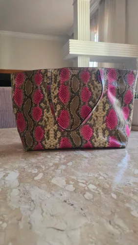 ?Bolsa tote Victoria?s Secret animal print pink - grande