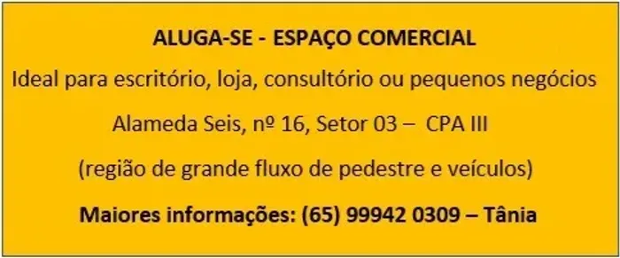 ALUGA-SE ESPAÇO COMERCIAL: Ideal para escritório, loja, consultório ou pequenos negócios