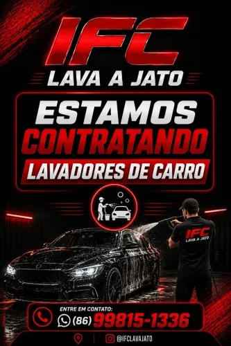 Aprontador em Lava a jato