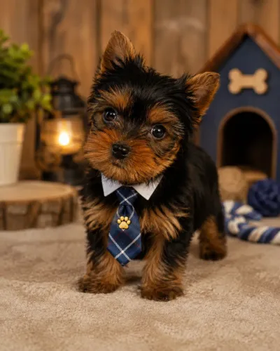 Entregamos! Filhote de yorkshire mini macho