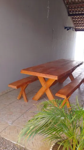 Conjunto Mesa Rústica