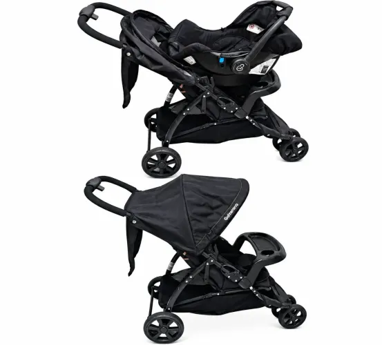 Carrinho galserano com bebê conforto 