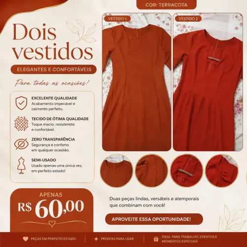 Roupa semi nova