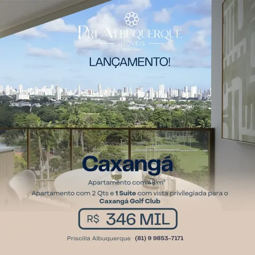 Oportunidade imperdível na Caxangá! Apartamento com 2 Qts e 1 suíte com lazer completo!