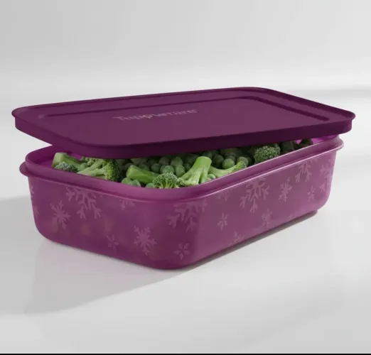 Tupperware freezer line roxa baixa original novo